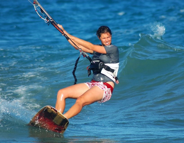 Jugando con las olas